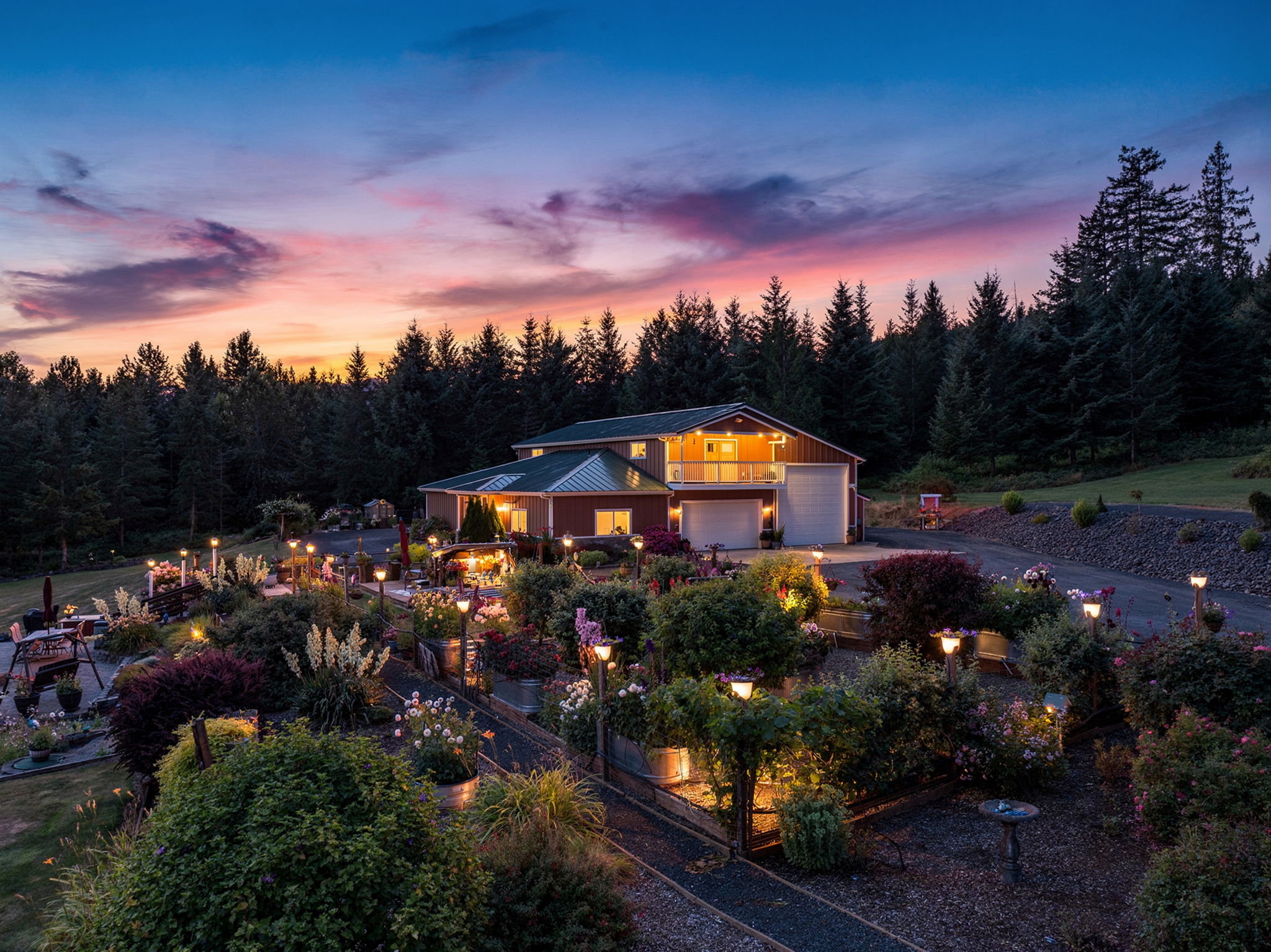 Aerial real estate photography — Pacific Northwest