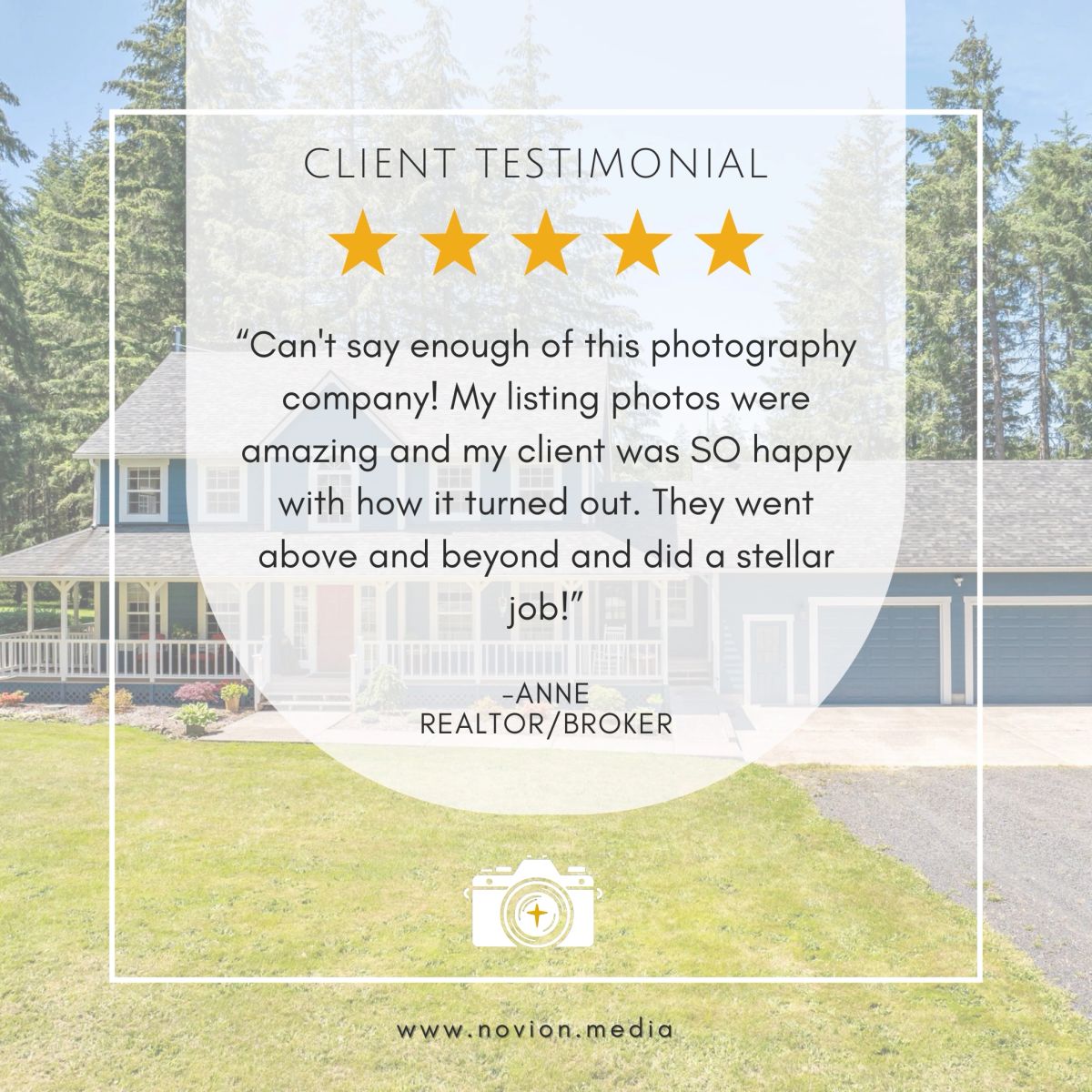 Client testimonial — Anne, Realtor/Broker